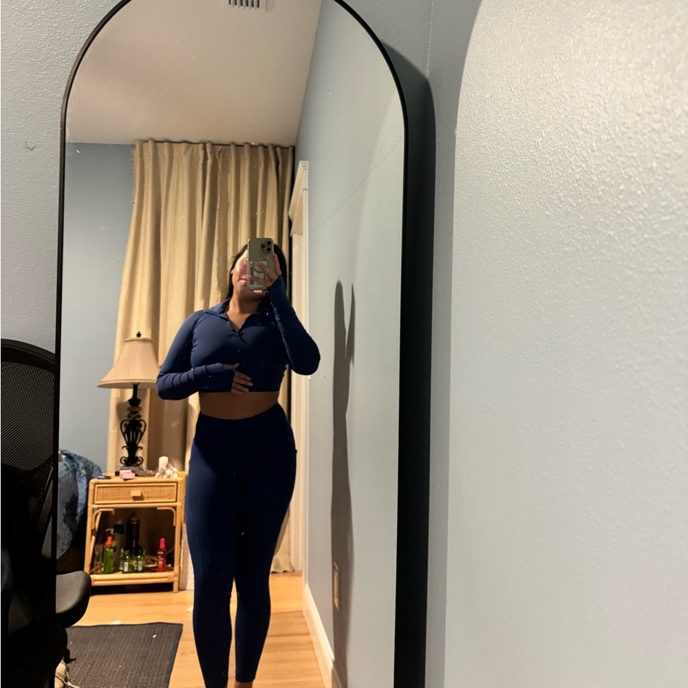 Blue Two-Piece Activewear Set